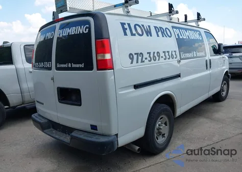 2012 Chevrolet Express 2500 Work Van из США, поврежденный, VIN 1GCWGFCA9C1167856